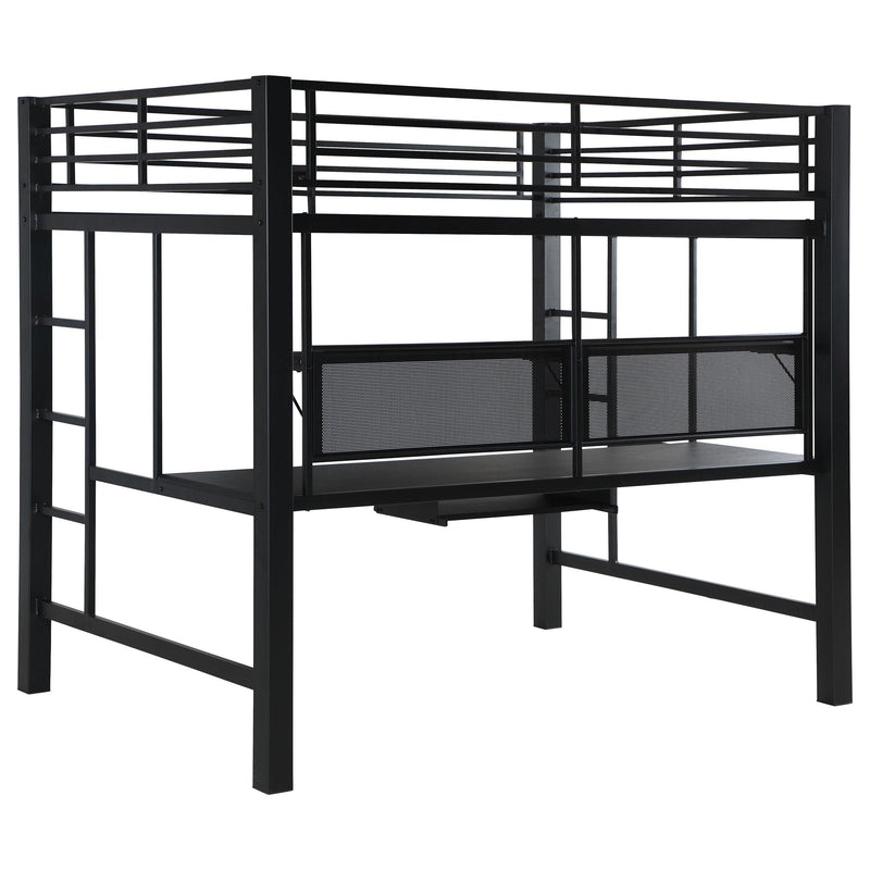  Coaster Furniture Avalon 460023 Full Workstation Loft Bed - Black IMAGE 6