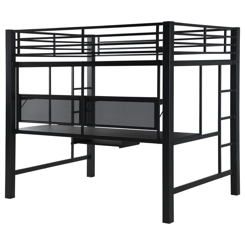  Coaster Furniture Avalon 460023 Full Workstation Loft Bed - Black IMAGE 8