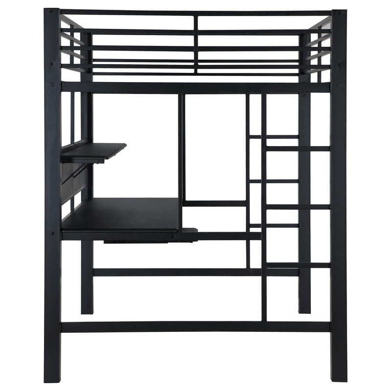  Coaster Furniture Avalon 460023 Full Workstation Loft Bed - Black IMAGE 9