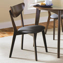  Coaster Furniture Jedda 105362 Wood Dining Side Chair - Dark Walnut (Set of 2) IMAGE 2