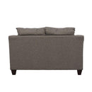  Coaster Furniture Salizar 506022 Upholstered Flared Arm Loveseat - Charcoal Grey IMAGE 5