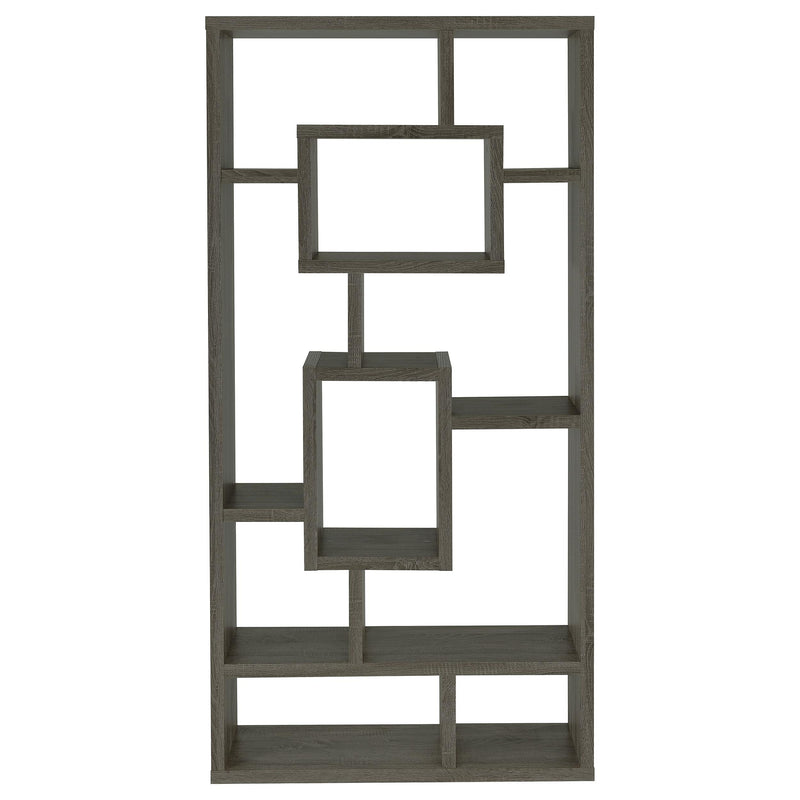 Coaster Furniture Corey 800512 71-inch 8-shelf Bookshelf - Weathered Grey IMAGE 6