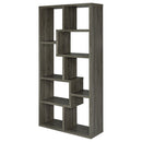  Coaster Furniture Theo 800510 71-inch 7-shelf Bookshelf - Weathered Grey IMAGE 3