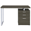  Coaster Furniture Brennan 800520 47-inch 3-Drawer Office Computer Desk - Weathered Grey IMAGE 4