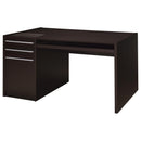  Coaster Furniture Halston 800982 60-inch 3-Drawer Office Computer Desk - Cappuccino IMAGE 1