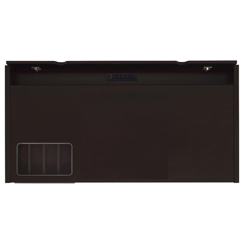  Coaster Furniture Halston 800982 60-inch 3-Drawer Office Computer Desk - Cappuccino IMAGE 7