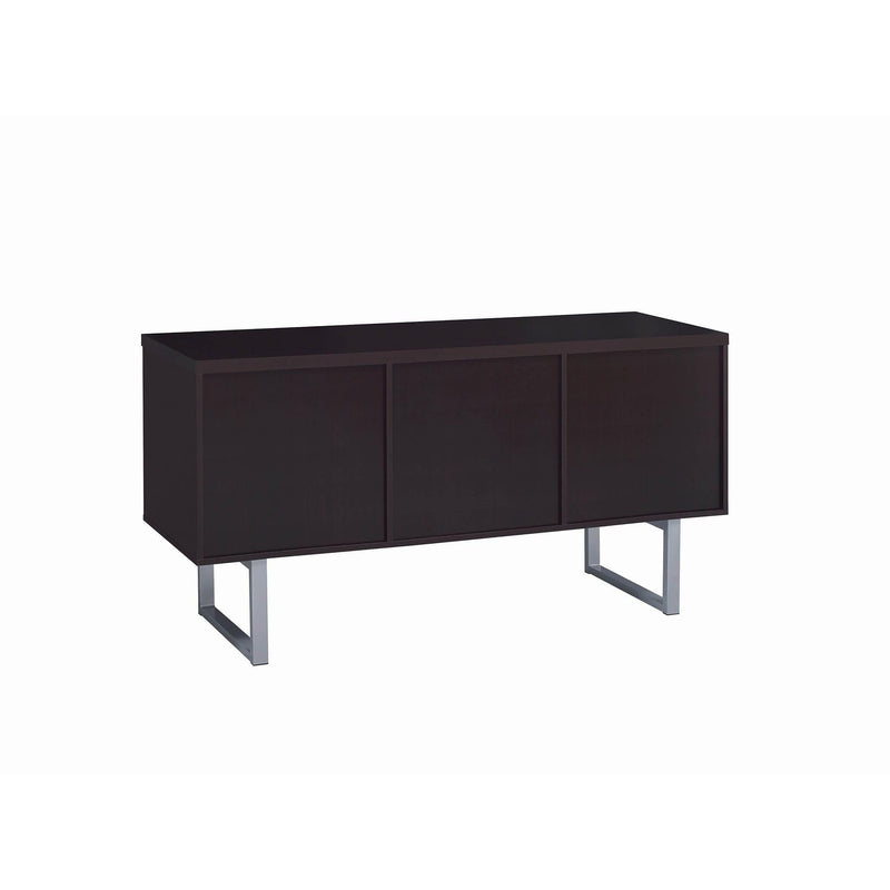  Coaster Furniture Lawtey 801522 5-Drawer Home Office Storage Credenza - Cappuccino IMAGE 6