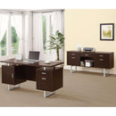  Coaster Furniture Lawtey 801522 5-Drawer Home Office Storage Credenza - Cappuccino IMAGE 9