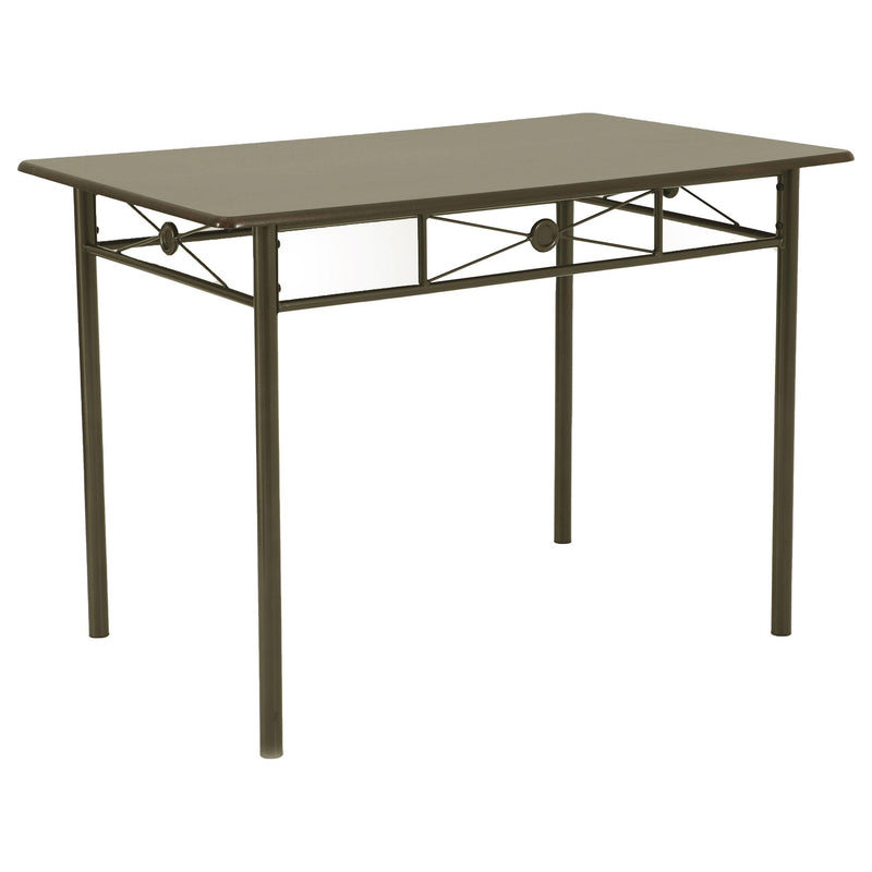  Coaster Furniture Anna 100033 5-piece Rectangular Dining Table Set - Dark Bronze IMAGE 4
