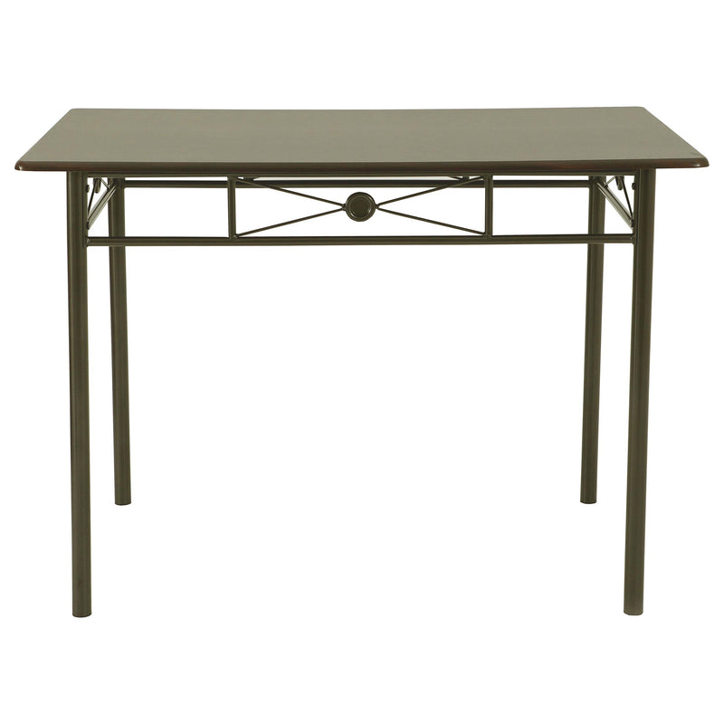  Coaster Furniture Anna 100033 5-piece Rectangular Dining Table Set - Dark Bronze IMAGE 5