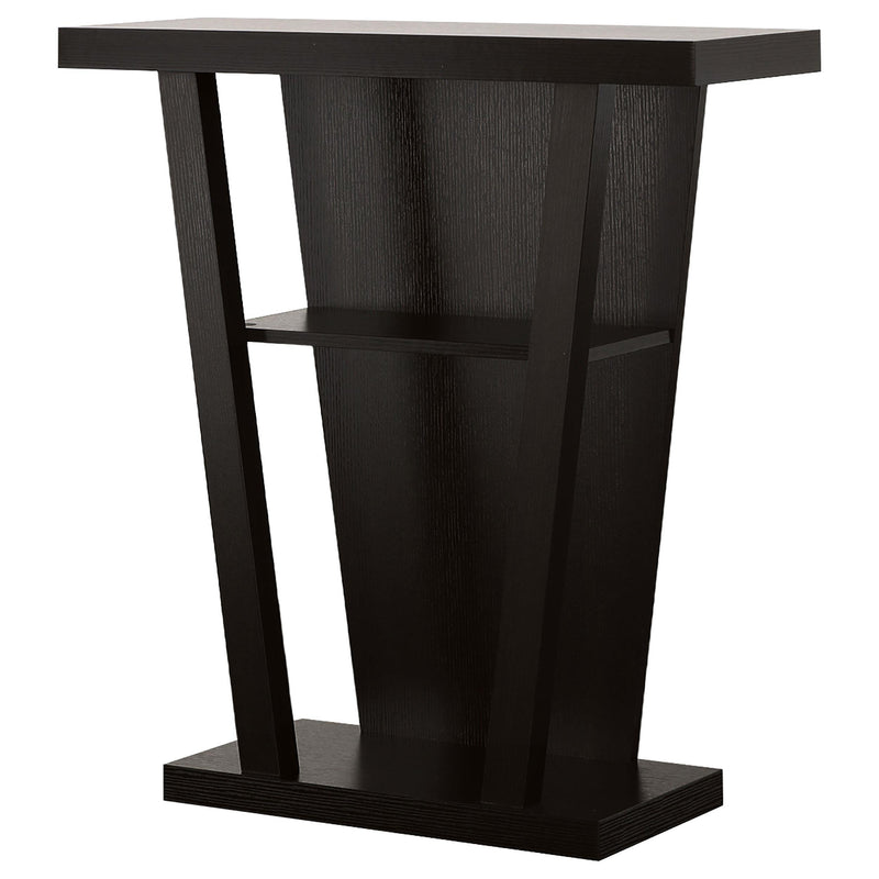  Coaster Furniture Evanna 950136 2-shelf Engineered Wood Console Table - Cappuccino IMAGE 3