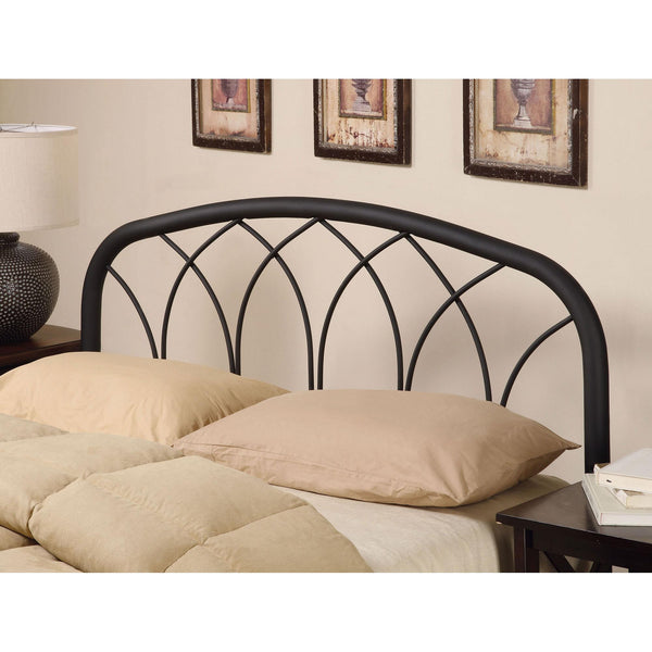  Coaster Furniture Anderson 300184QF Metal Queen or Full Open Frame Headboard - Black IMAGE 1