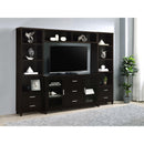  Coaster Furniture Lewes 700881 2-door Engineered Wood 60" TV Stand - Cappuccino IMAGE 9