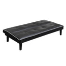  Coaster Furniture Katrina 550044 Upholstered Tufted Convertible Sofa Bed - Black IMAGE 2