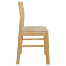  Coaster Furniture Bucknell 130006 3-piece Round Drop Leaf Dining Table Set - Natural IMAGE 11