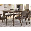  Coaster Furniture Malone 105351 Rectangular 78-inch Wood Dining Table - Dark Walnut IMAGE 3