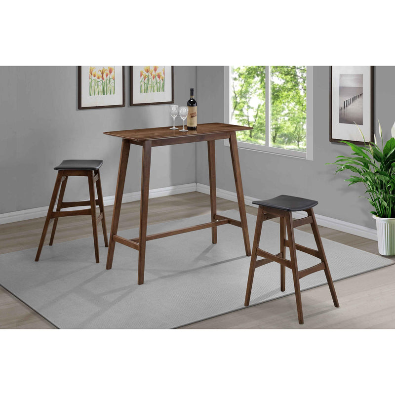  Coaster Furniture Finnick 101436 Rectangular 47-inch Pub Height Bar Table - Walnut IMAGE 3