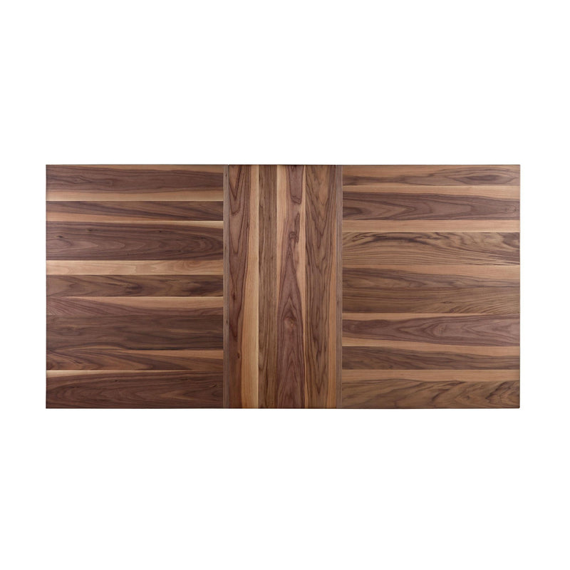  Coaster Furniture Spring Creek 106581 77-inch Extension Dining Table - Natural Walnut IMAGE 2