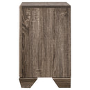  Coaster Furniture Kauffman 204192 2-Drawer Nightstand - Washed Taupe IMAGE 4
