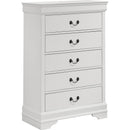  Coaster Furniture Louis Philippe 202441KE-S5 7 pc King Sleigh Bedroom Set IMAGE 6