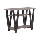  Coaster Furniture Stevens 705399 2-shelf Engineered Wood Entryway Console Table - Grey IMAGE 1