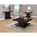  Coaster Furniture Reston 705168 Square Engineered Wood Coffee Table - Cappuccino IMAGE 5