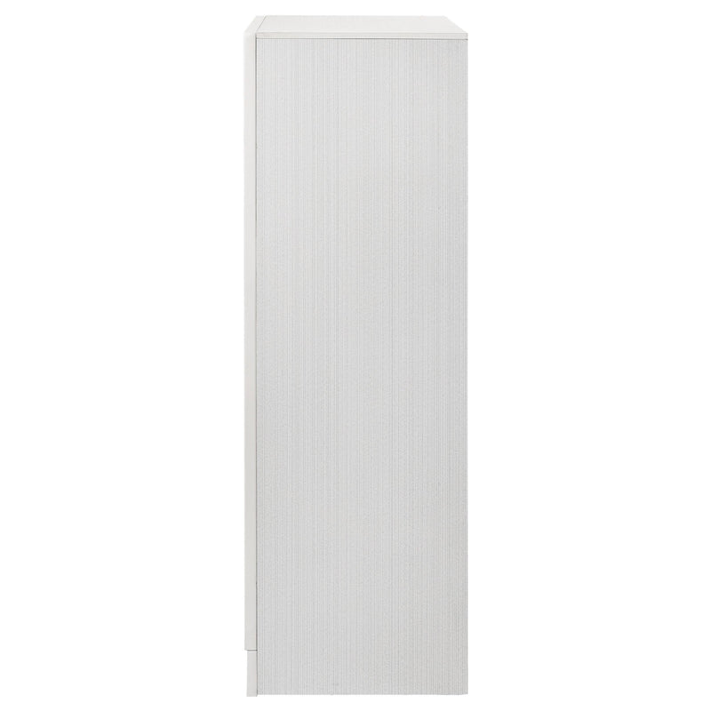  Coaster Furniture Miranda 205115 5-Drawer Bedroom Chest - White IMAGE 4