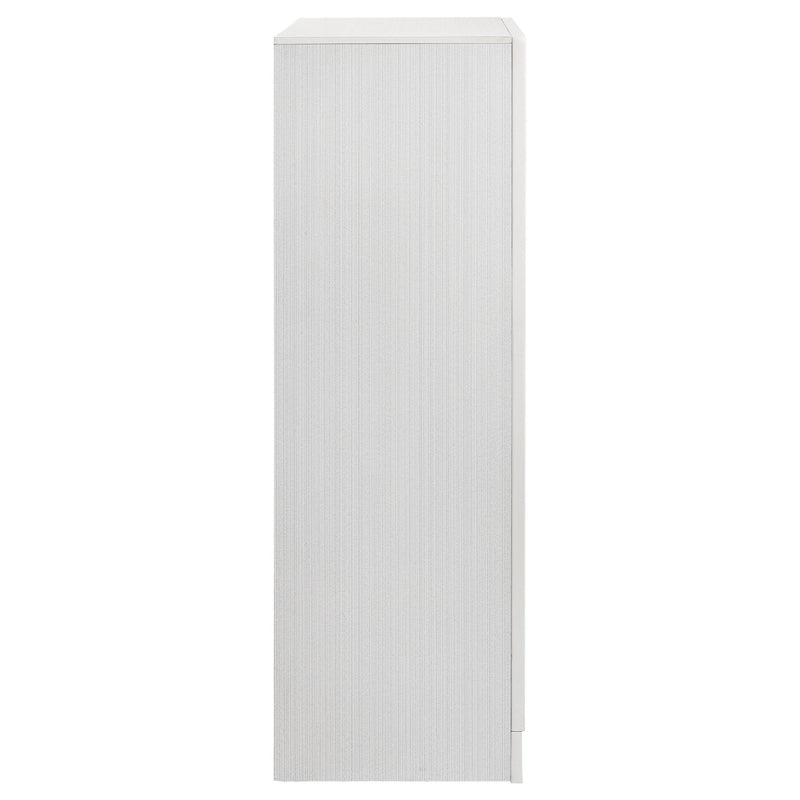  Coaster Furniture Miranda 205115 5-Drawer Bedroom Chest - White IMAGE 8