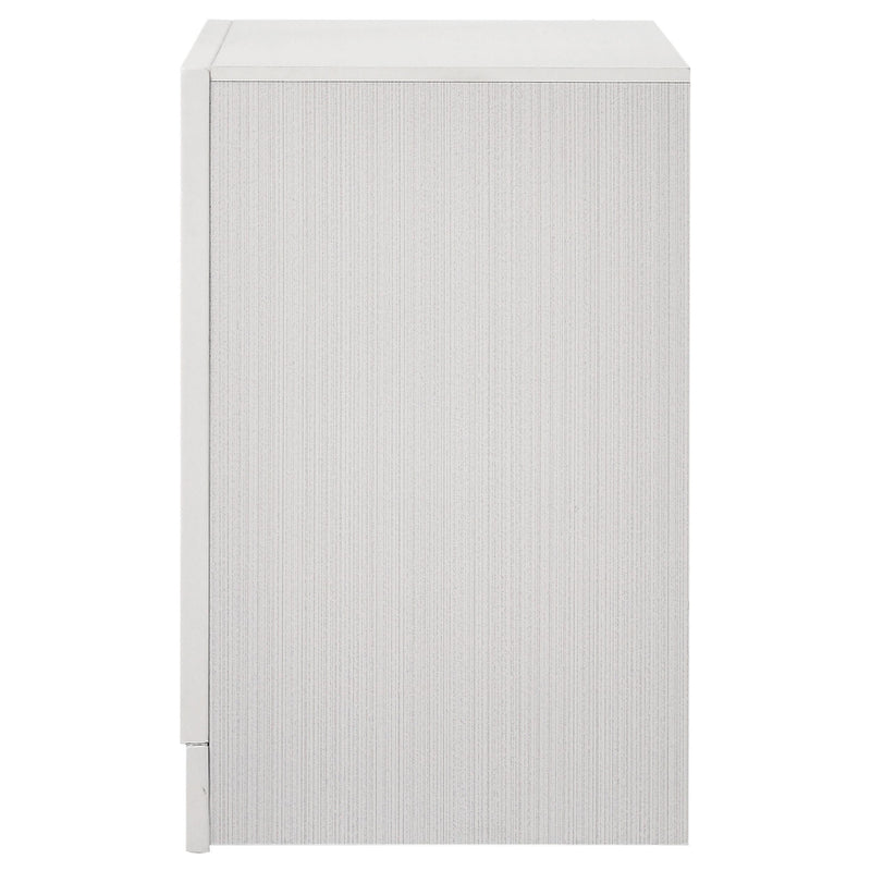  Coaster Furniture Miranda 205112 2-Drawer Nightstand - White IMAGE 4