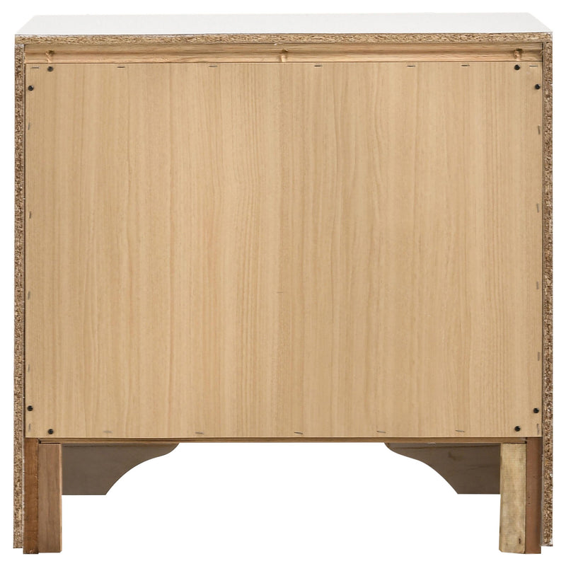  Coaster Furniture Miranda 205112 2-Drawer Nightstand - White IMAGE 5