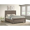  Coaster Furniture Kauffman 204190Q Wood Queen Storage Panel Bed - Washed Taupe IMAGE 9