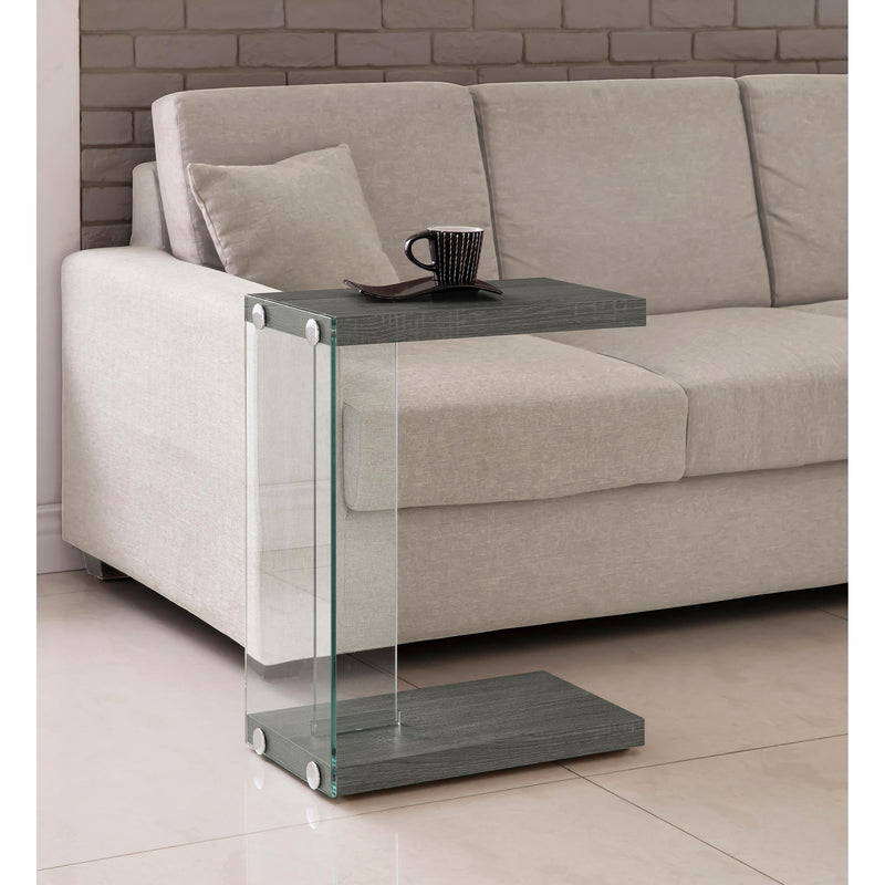  Coaster Furniture Colby 902916 Engineered Wood C-Shaped Side Table - Weathered Grey IMAGE 7