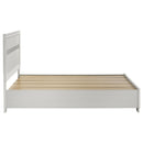  Coaster Furniture Miranda 205111Q 51-inch Wood Queen Storage Panel Bed - White IMAGE 5
