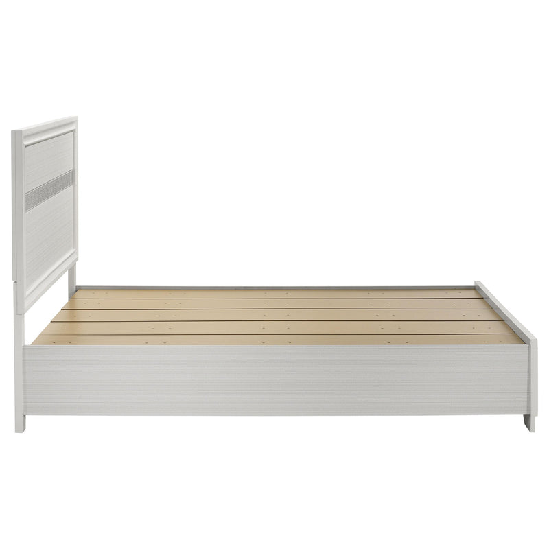  Coaster Furniture Miranda 205111Q 51-inch Wood Queen Storage Panel Bed - White IMAGE 5
