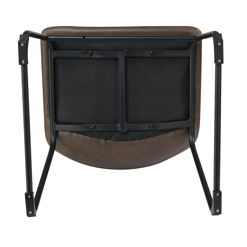  Coaster Furniture Michelle 102536 Upholstered Bar Chair - Brown (Set of 2) IMAGE 5