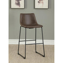  Coaster Furniture Michelle 102536 Upholstered Bar Chair - Brown (Set of 2) IMAGE 6