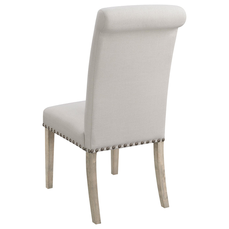  Coaster Furniture Salem 190152 Fabric Upholstered Dining Side Chair - Beige (Set of 2) IMAGE 5