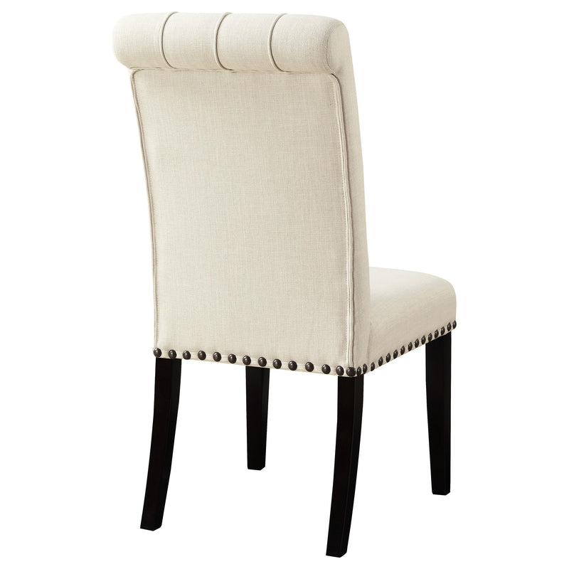  Coaster Furniture Alana 190162 Fabric Upholstered Dining Side Chair - Beige (Set of 2) IMAGE 6