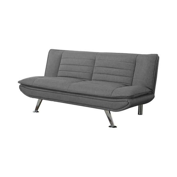  Coaster Furniture Julian 503966 Upholstered Tufted Convertible Sofa Bed - Grey IMAGE 1