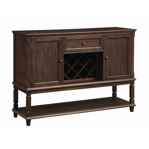  Coaster Furniture Parkins 107415 2-door Sideboard Buffet Cabinet - Rustic Espresso IMAGE 1