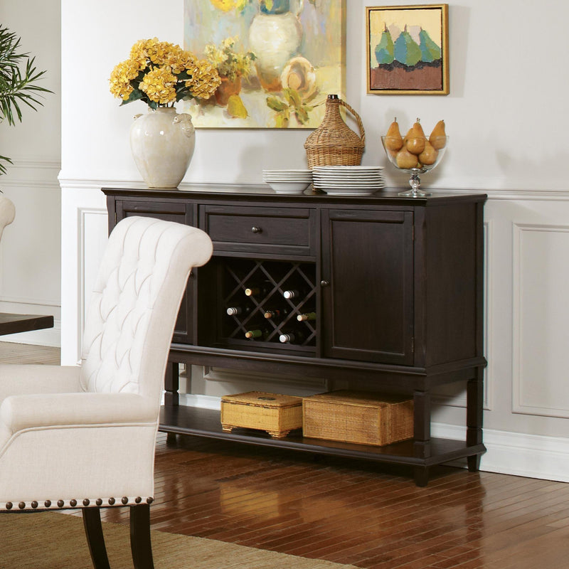  Coaster Furniture Parkins 107415 2-door Sideboard Buffet Cabinet - Rustic Espresso IMAGE 3