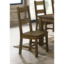  Coaster Furniture Coleman 107042 Dining Side Chair - Rustic Golden Brown (Set of 2) IMAGE 3