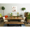 LH Imports Cruz Dining Table with Trestle Base CZD010 IMAGE 6