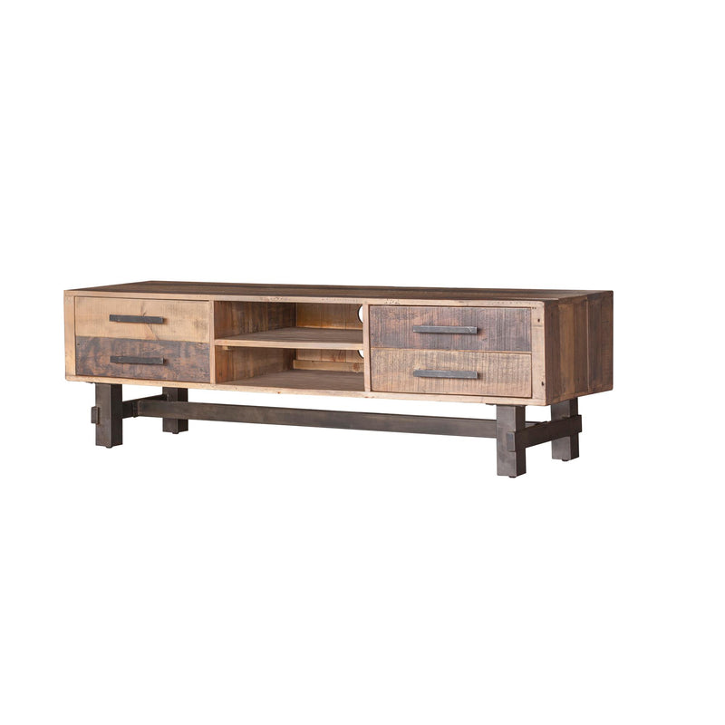 LH Imports Cruz TV Stand with Cable Management CZA013 IMAGE 2