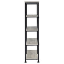  Coaster Furniture Analiese 801546 63-inch 4-shelf Bookshelf - Grey Driftwood IMAGE 4