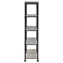  Coaster Furniture Analiese 801546 63-inch 4-shelf Bookshelf - Grey Driftwood IMAGE 6