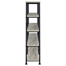  Coaster Furniture Analiese 801544 63-inch 4-shelf Double Bookshelf - Grey Driftwood IMAGE 6