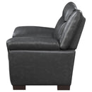  Coaster Furniture Arabella 506593 Upholstered Padded Arm Accent Chair - Grey IMAGE 4