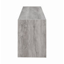  Coaster Furniture Burke 701025 2-door Engineered Wood 71" TV Stand - Grey Driftwood IMAGE 4