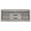  Coaster Furniture Burke 701024 2-Drawer Engineered Wood 59" TV Stand - Grey Driftwood IMAGE 3